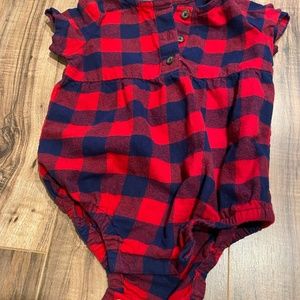 Plaid Romper